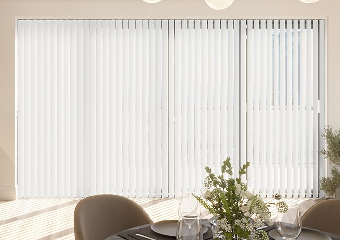 Orion (Blackout), Pure White - Vertical Blind - Image 3